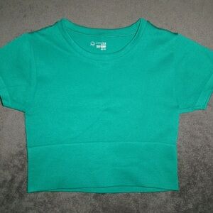 Green Aerie Offline Ribbed Crop Top